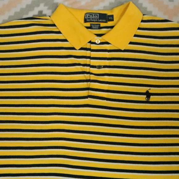 Polo Ralph Lauren Other - Vintage Yellow Striped POLO by RALPH LAUREN Polo